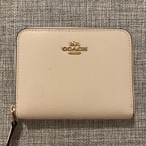 Small Cream Coach Wallet
